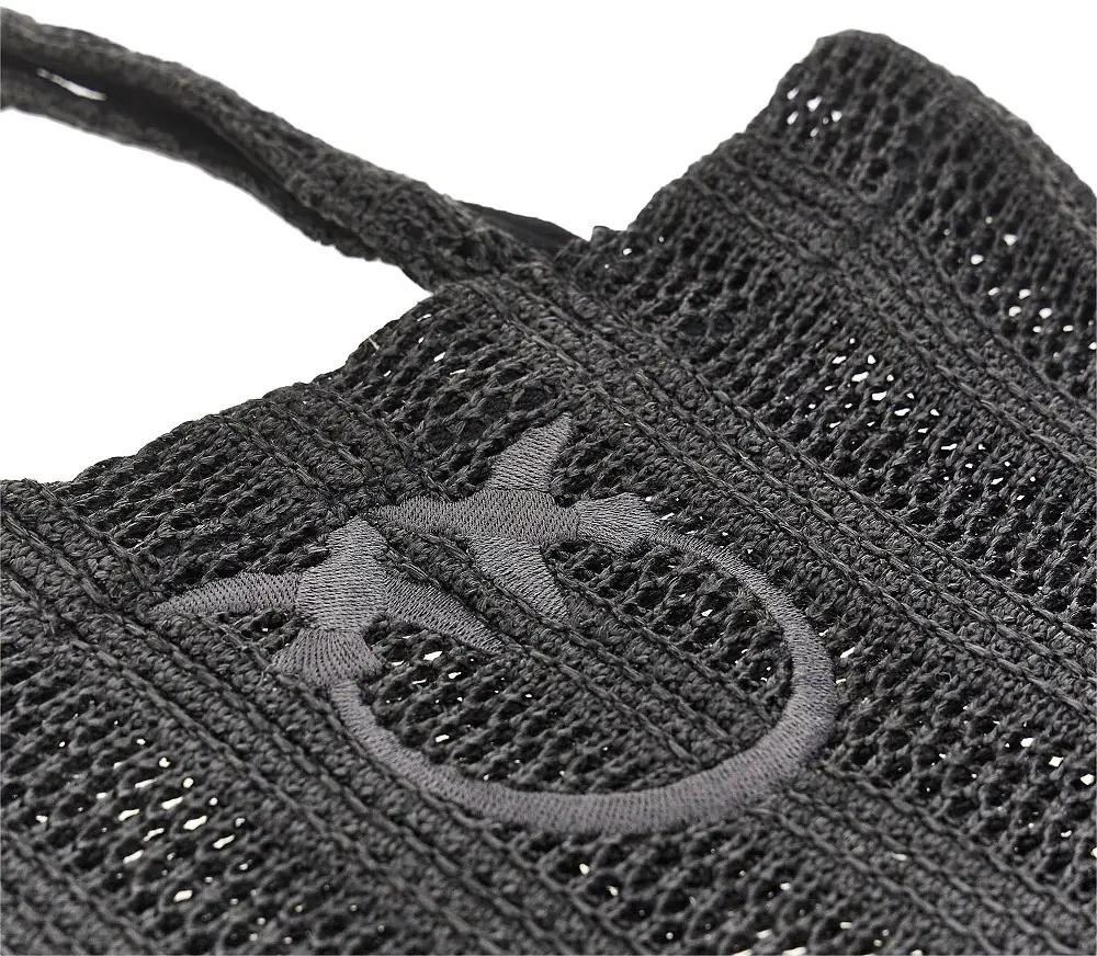 Geanta de mana Medium faux raffia Easy Tote Bag - Img 4