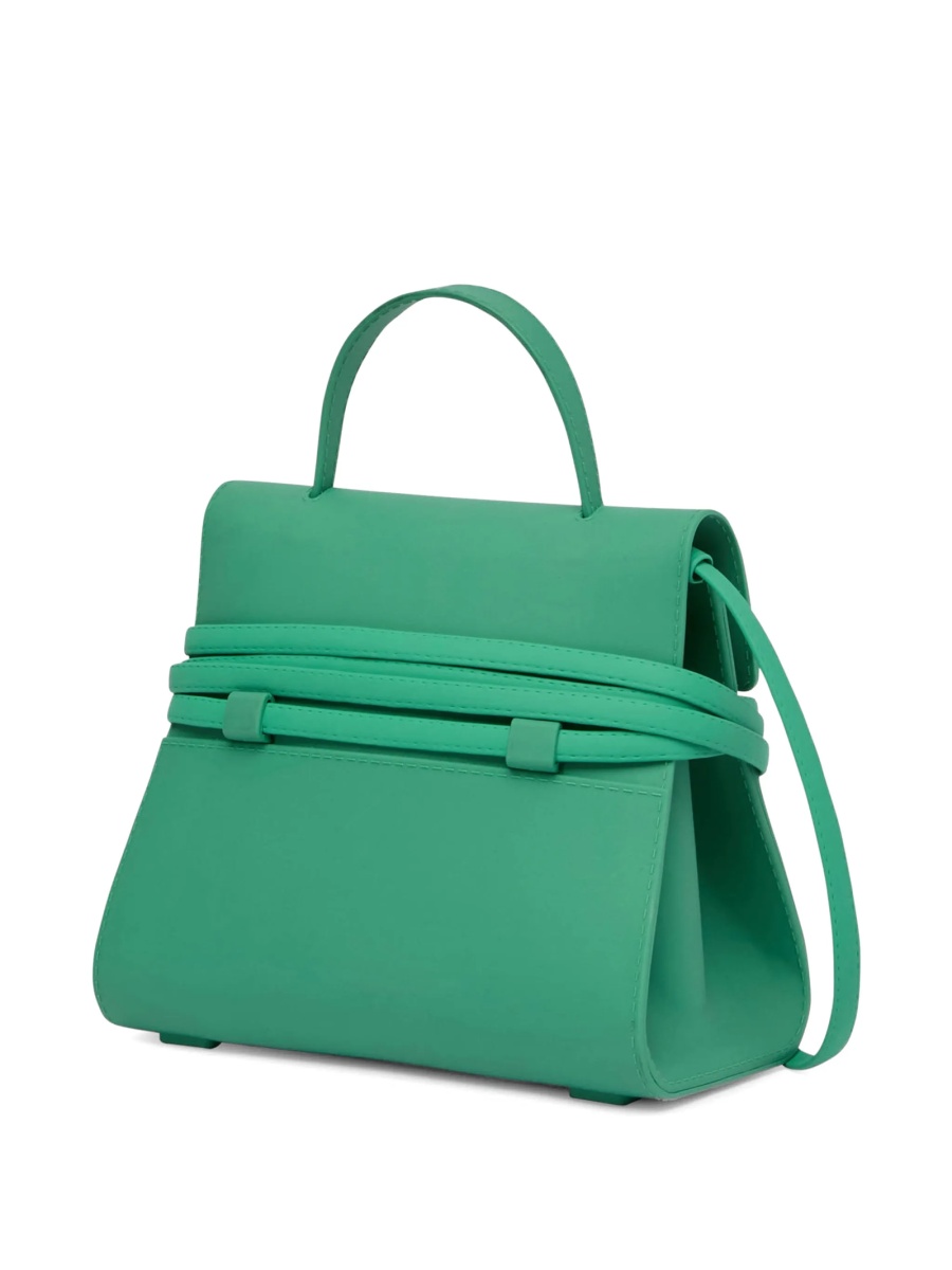 Geanta de mana Moschino verde din poliuretan - Img 2