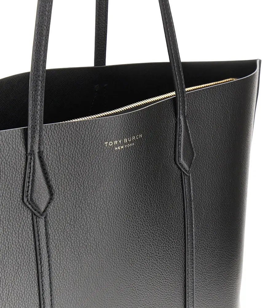 Geanta de mana 'Perry' grained leather shopping bag - Img 4