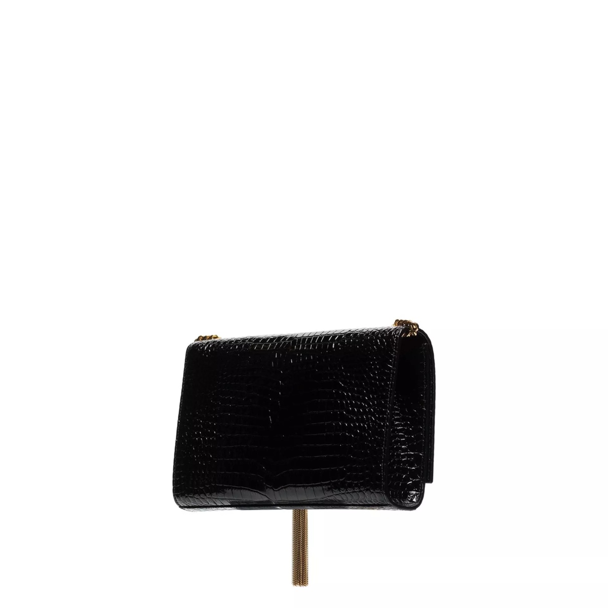 Geanta de mana Saint Laurent Kate Medium Tassel Crocodile Embossed Leather Bag - Img 2