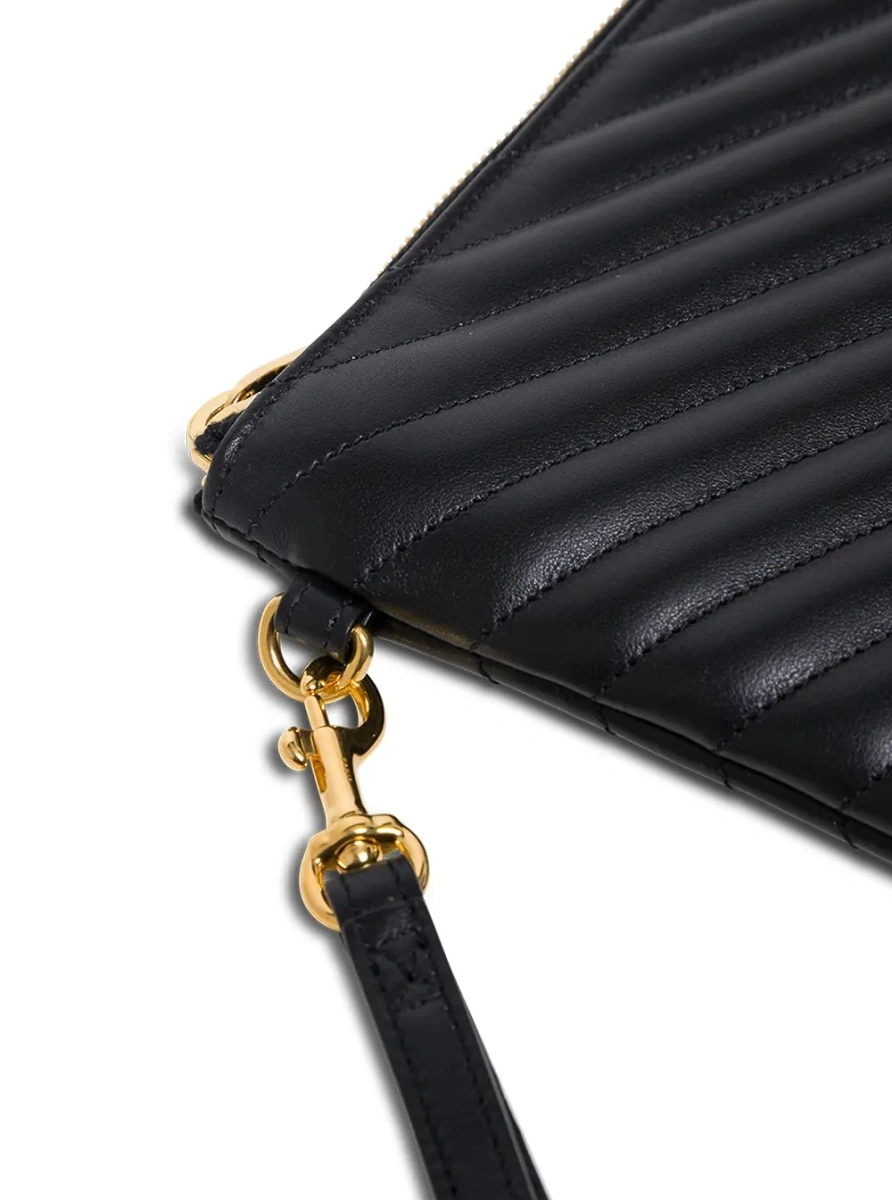 Geanta de mana Saint Laurent neagra din piele 'Jolie' - Img 2
