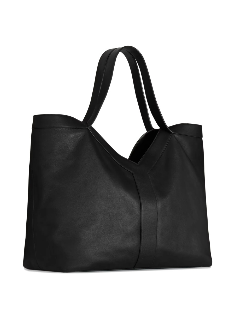 Geanta de mana Saint Laurent neagra din piele - Img 2