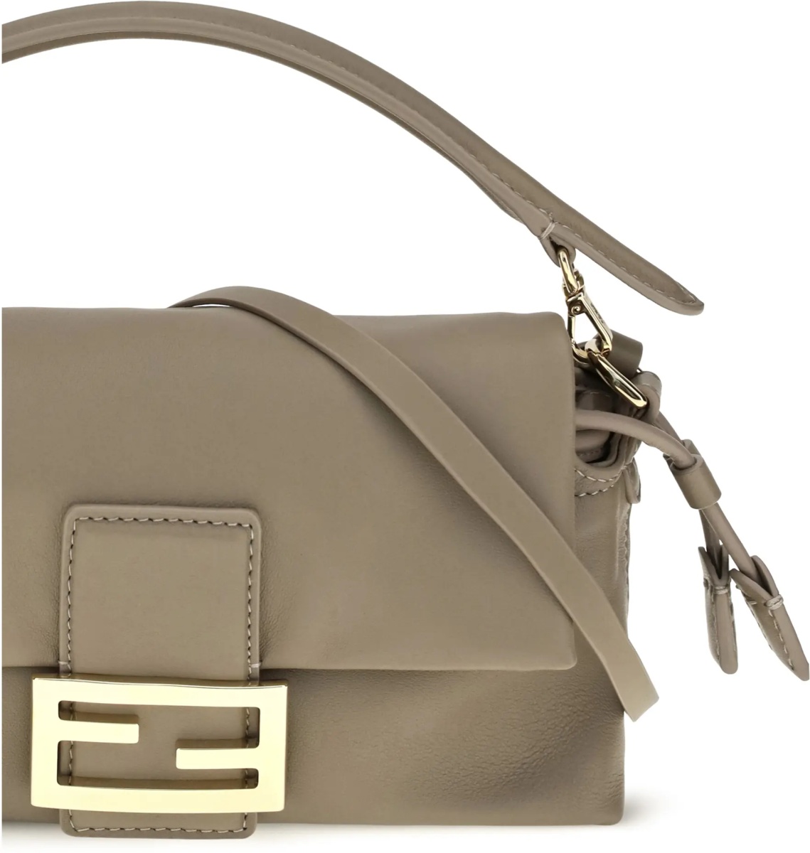 Geanta de mana Small Baguette soft nappa leather Handbag - Img 4