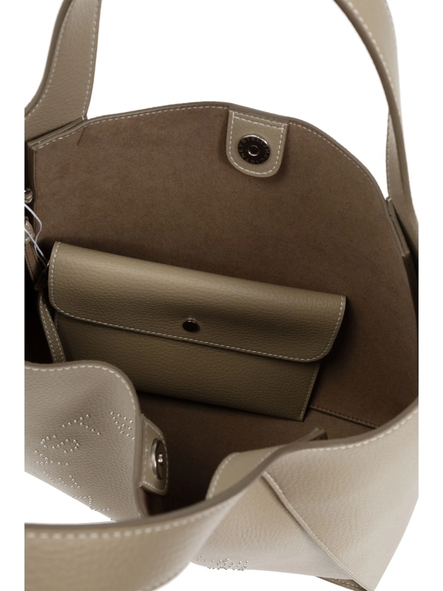 Geanta de mana Stella McCartney neutra din nylon - Img 5