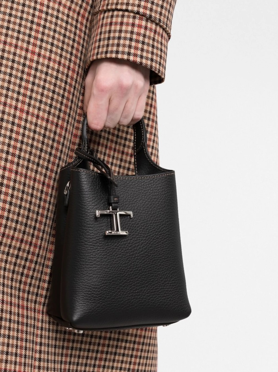 Geanta de mana TOD'S neagra din piele - Img 3