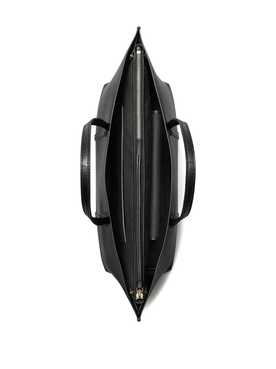 Geanta de mana Tory Burch neagra din piele - Img 5