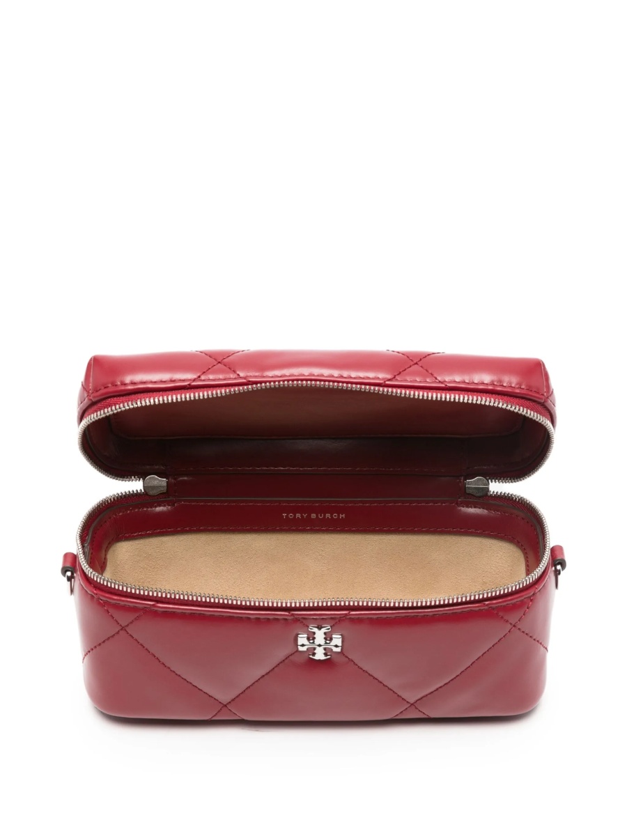 Geanta de mana Tory Burch rosie din piele - Img 5