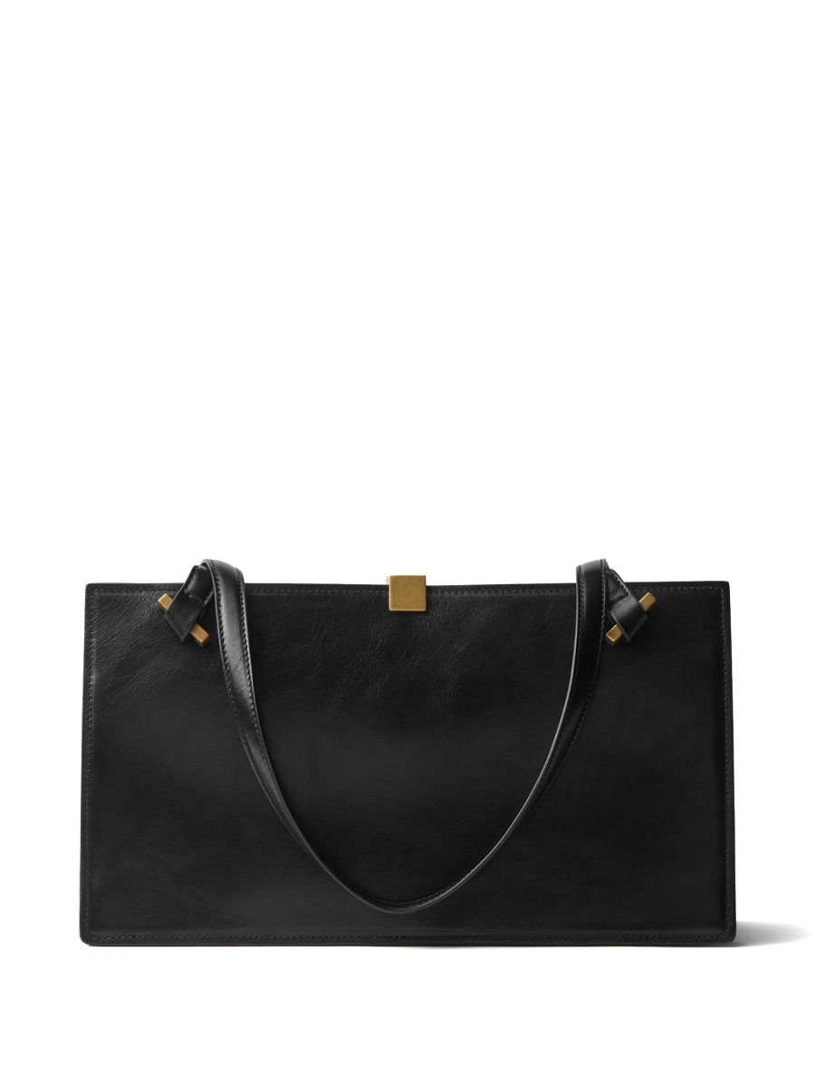 Geanta de mana Versace neagra din piele - Img 2