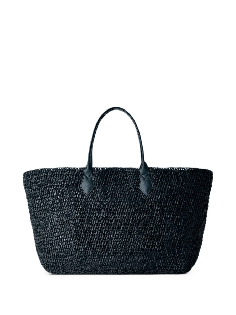 Geanta de mana Vivienne Westwood neagra din hartie - Img 2