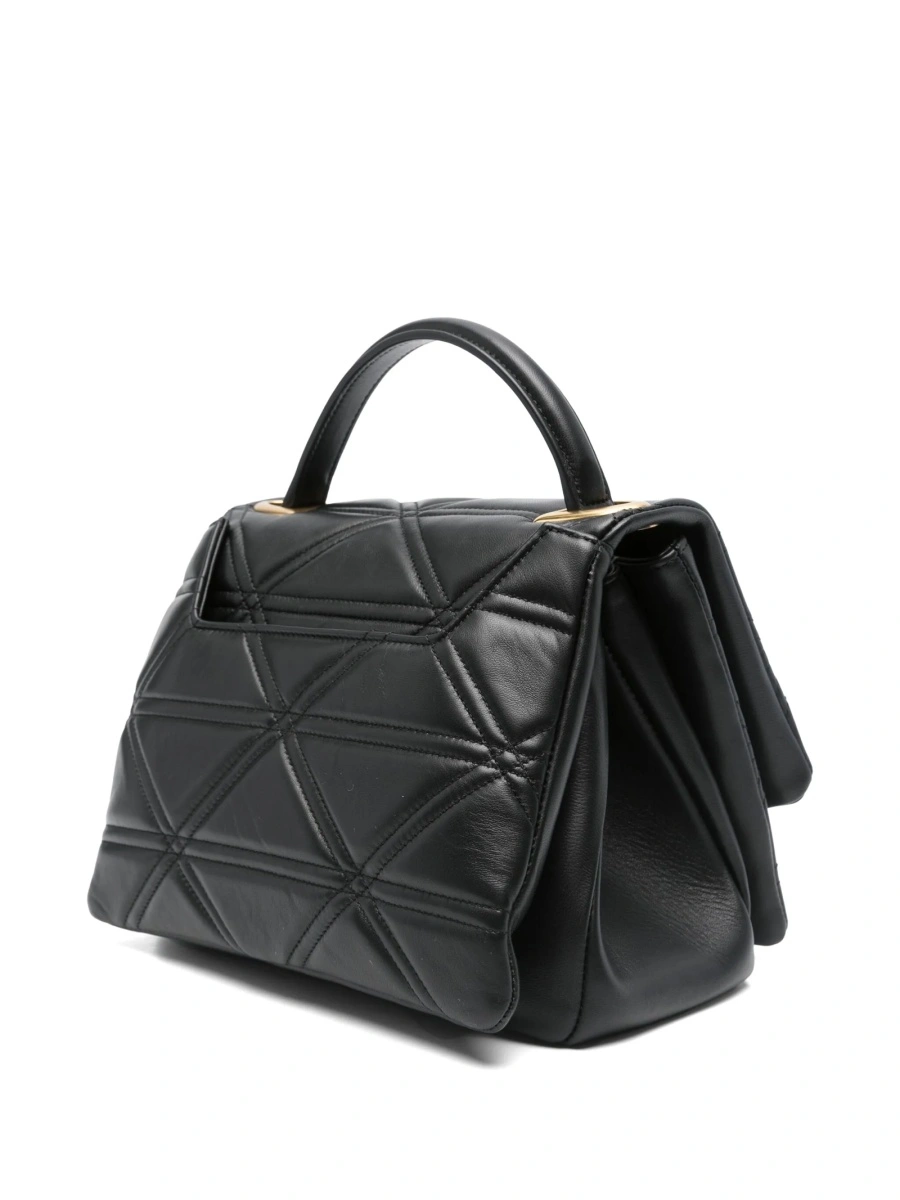Geanta de mana Vivienne Westwood neagra din piele - Img 3