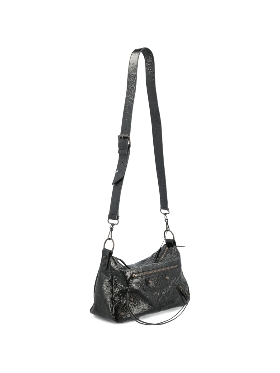 Geanta de umar Balenciaga neagra din piele - Img 3