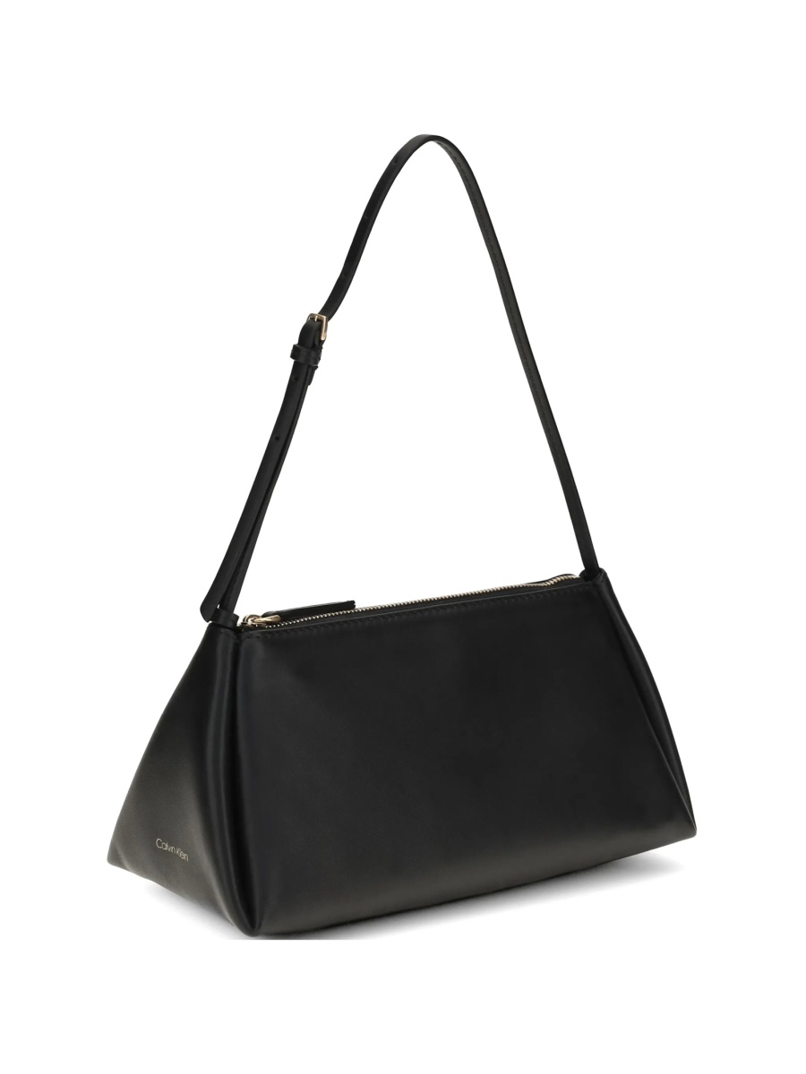 Geanta de umar Calvin Klein neagra din piele - Img 2