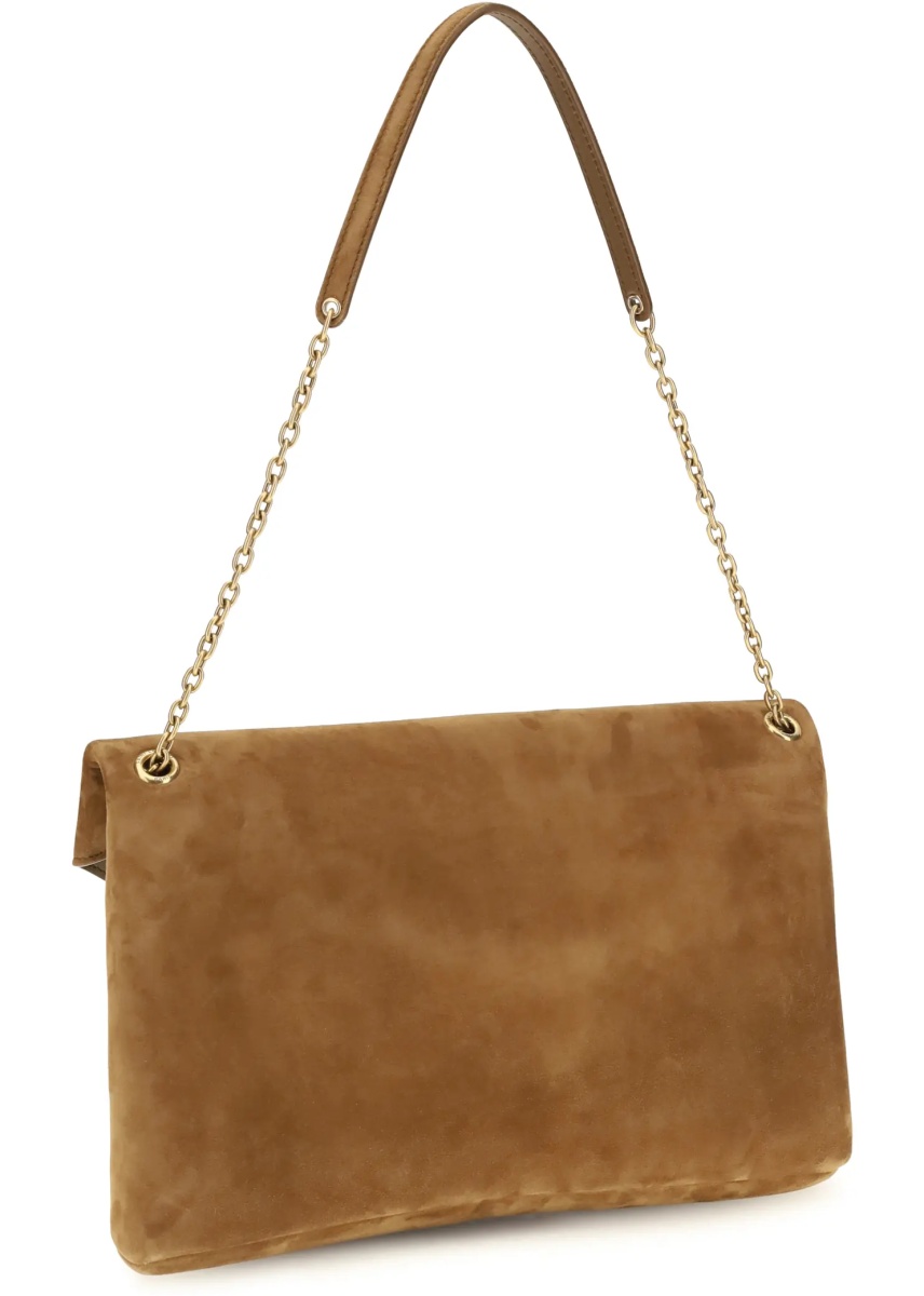 Geanta de umar Cassandre suede Shoulder Bag - Img 3
