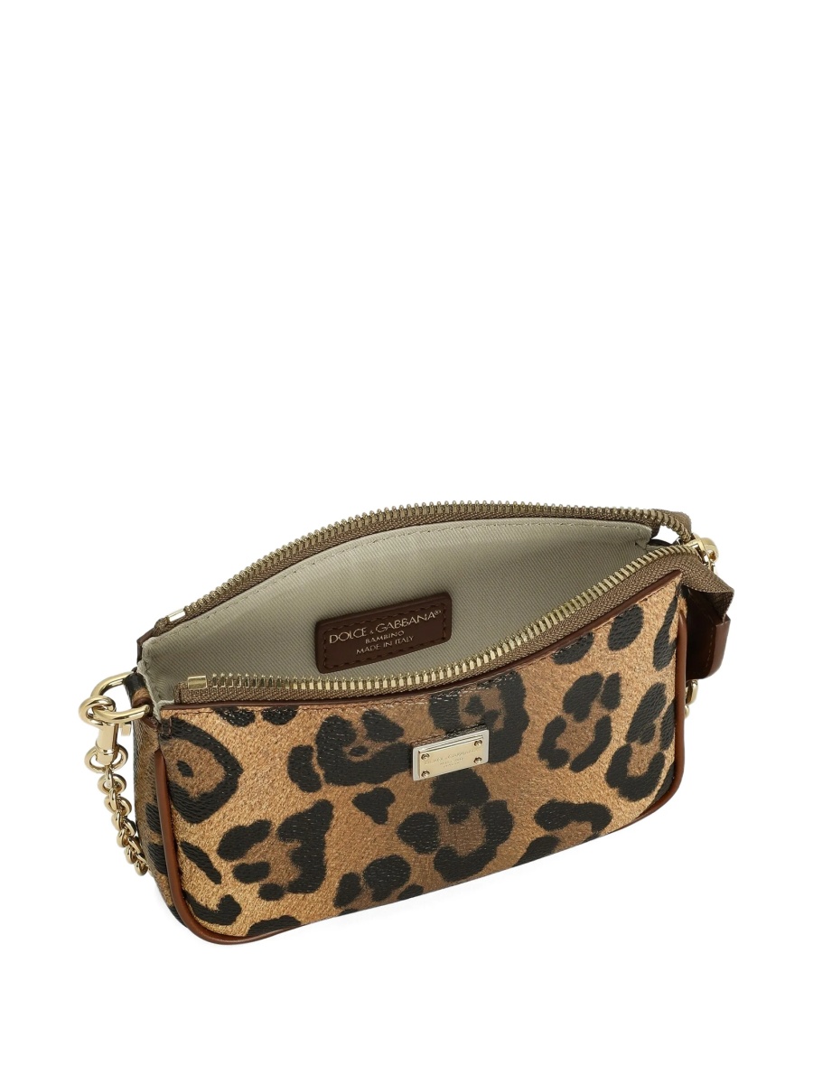 Geanta de umar Dolce &amp; Gabbana maro din polyester si bumbac - Img 4