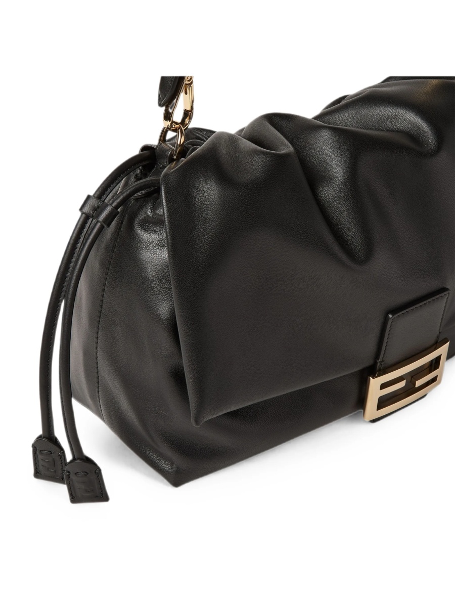 Geanta de umar Fendi neagra din piele - Img 5