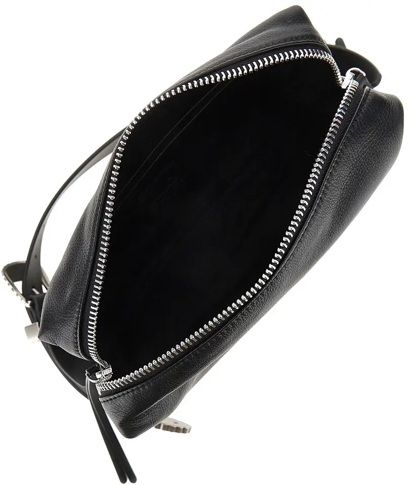 Geanta de umar Grained leather crossbody bag - Img 3