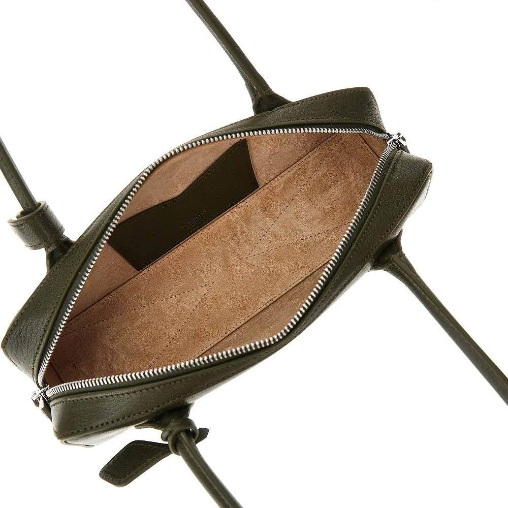 Geanta de umar Grained leather small 'Le Teckel' bag - Img 3