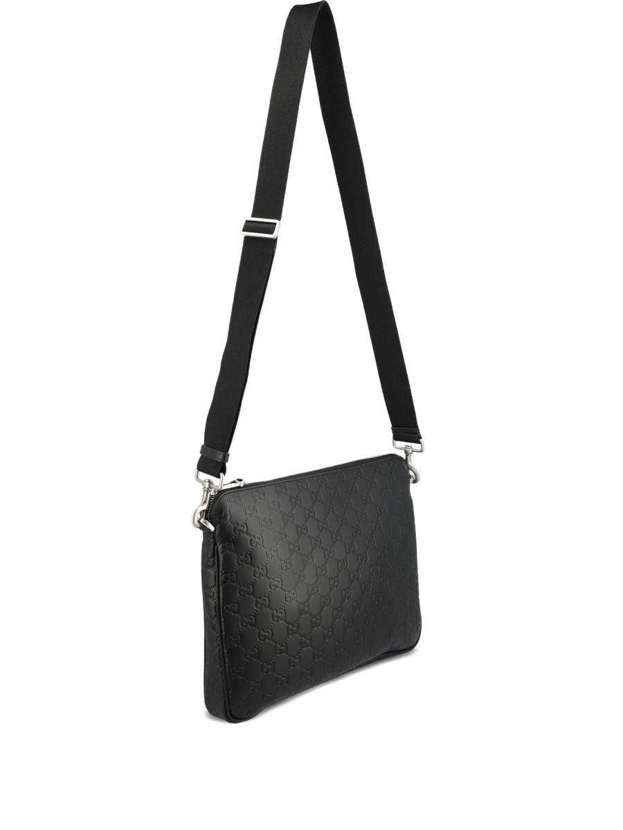 Geanta de umar Gucci neagra din piele - Img 7