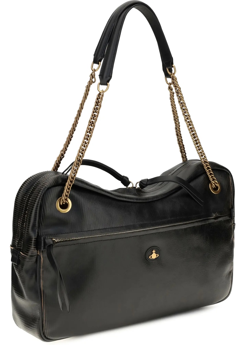 Geanta de umar Large Dolce textured leather Shoulder Bag - Img 2