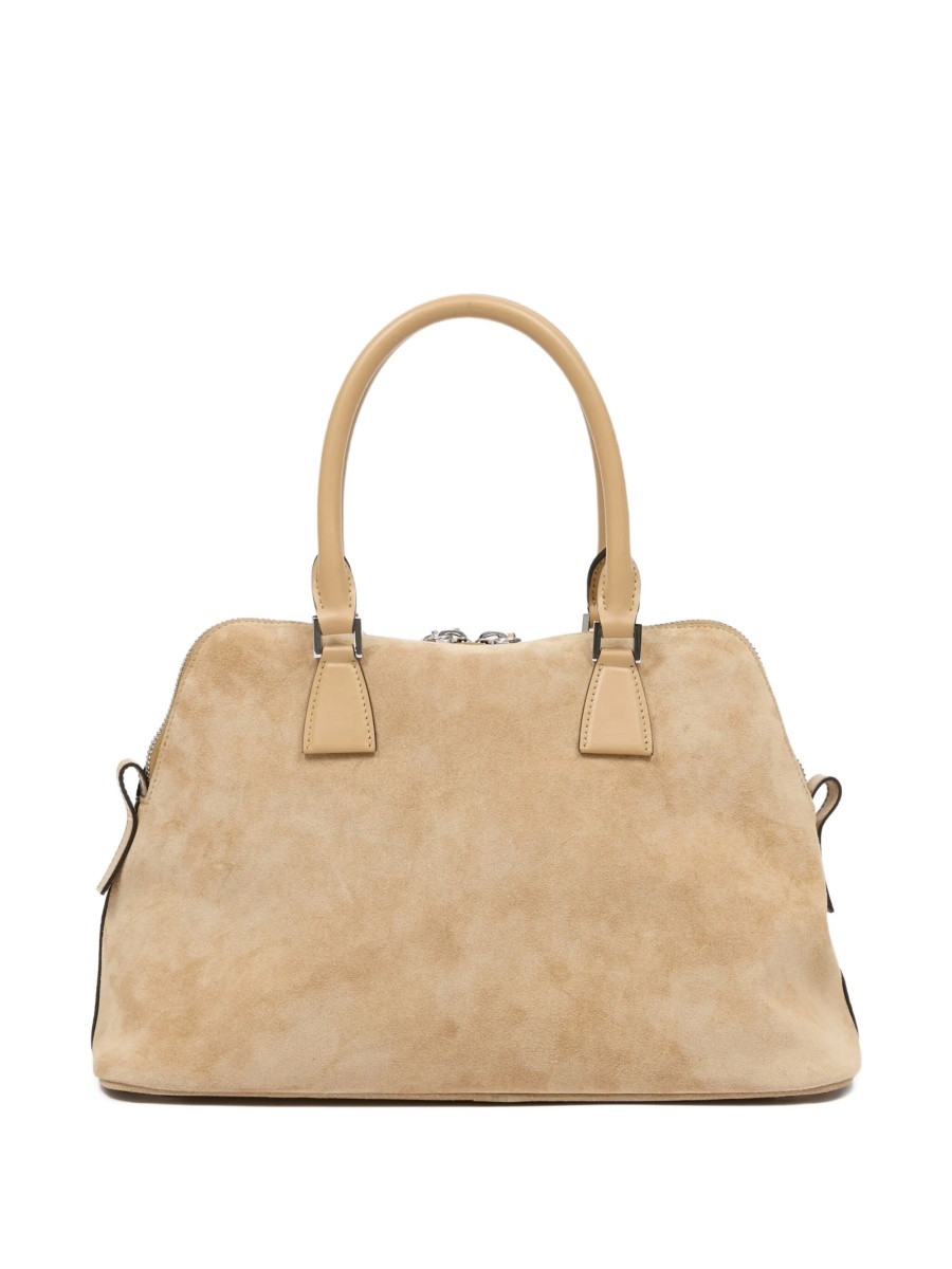 Geanta de umar Maison Margiela 5ac neutra din piele - Img 2