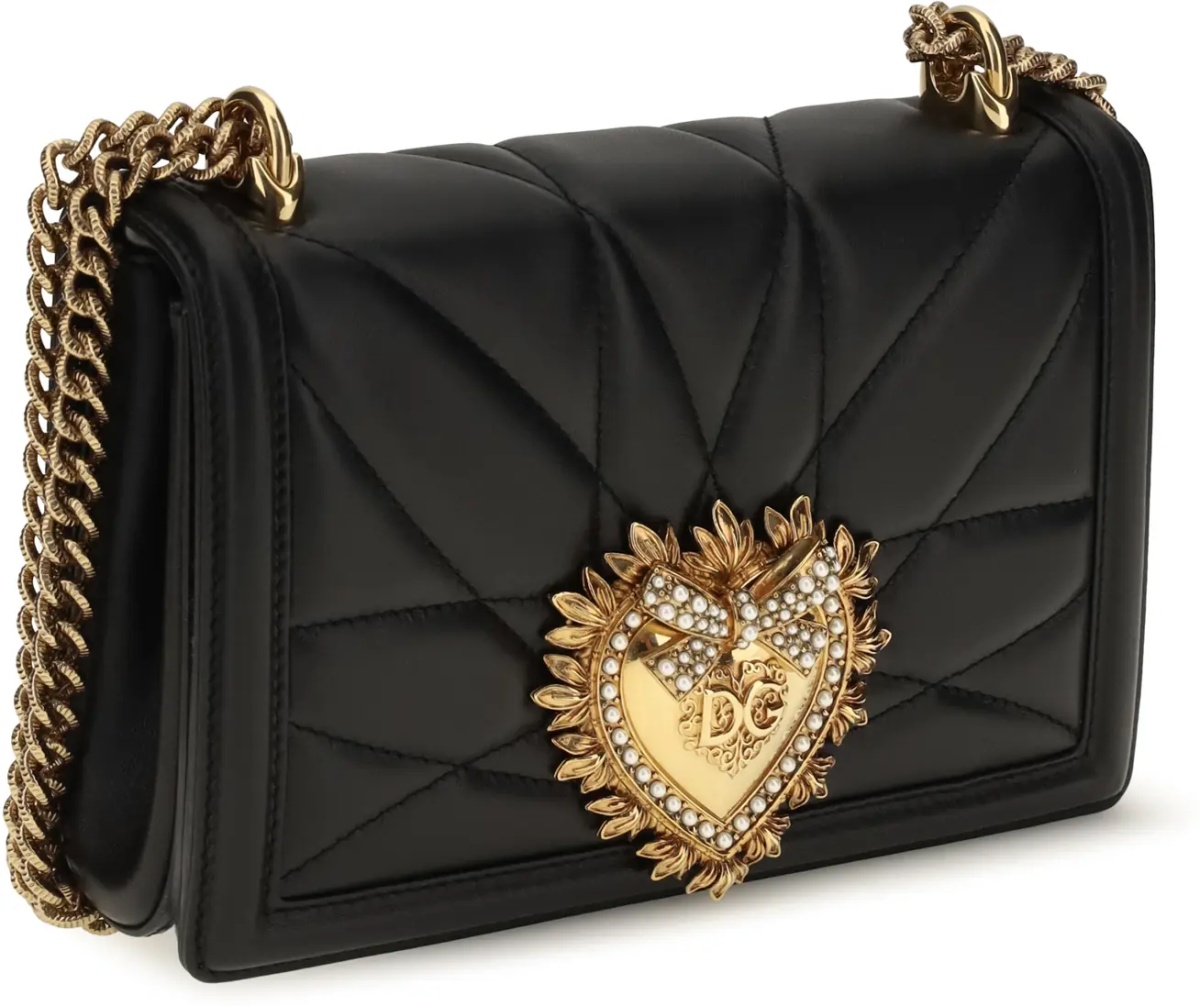 Geanta de umar Medium Devotion matelassé nappa Shoulder Bag - Img 4