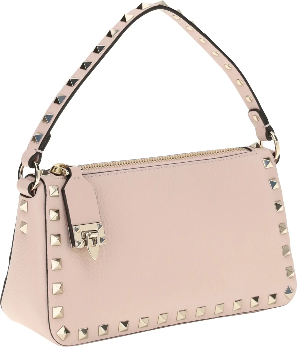 Geanta de umar Rockstud leather Shoulder Bag - Img 2