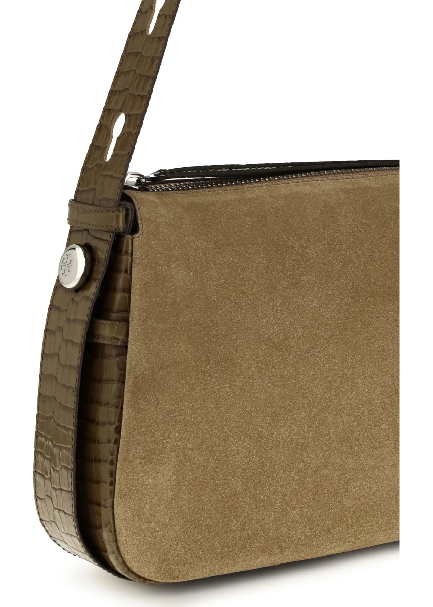 Geanta de umar ROMY SUEDE SHOULDER BAG - Img 4