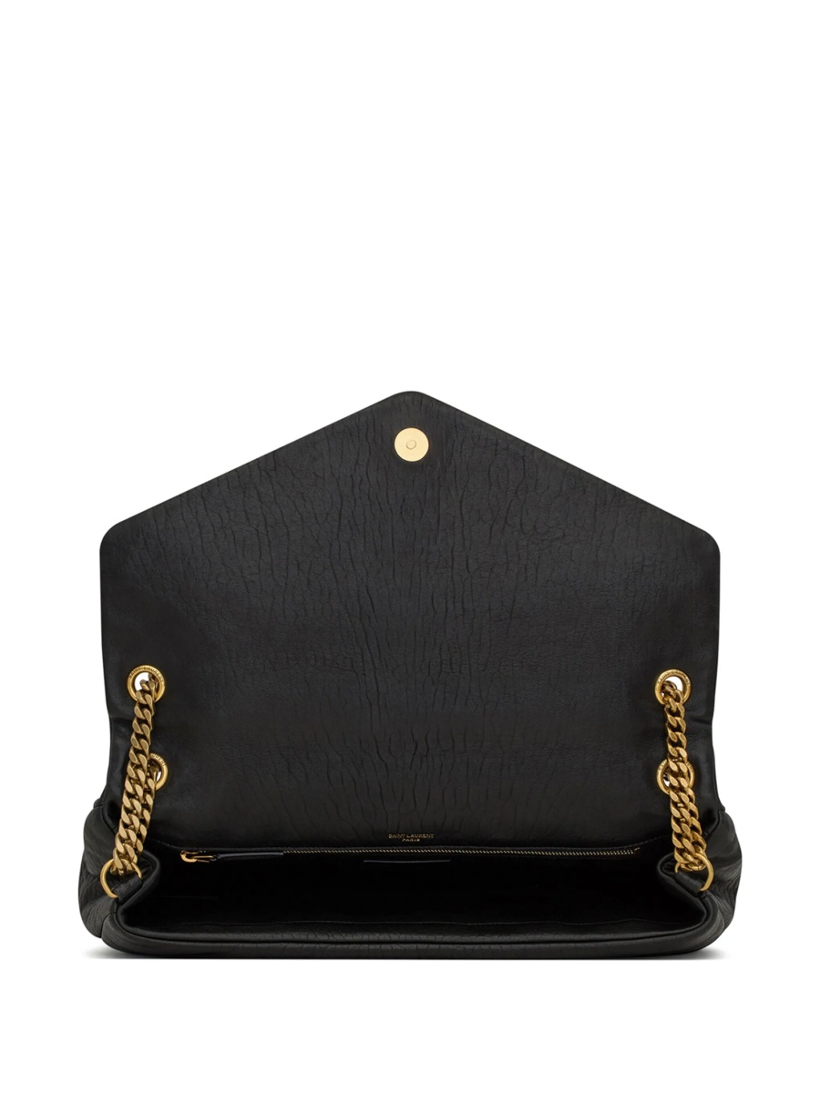 Geanta de umar Saint Laurent neagra din piele - Img 5