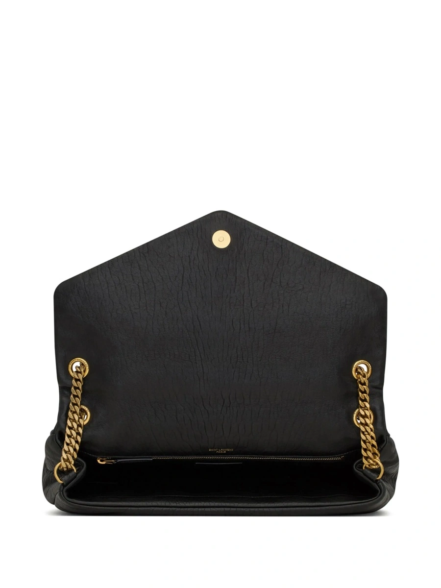 Geanta de umar Saint Laurent neagra din piele - Img 5