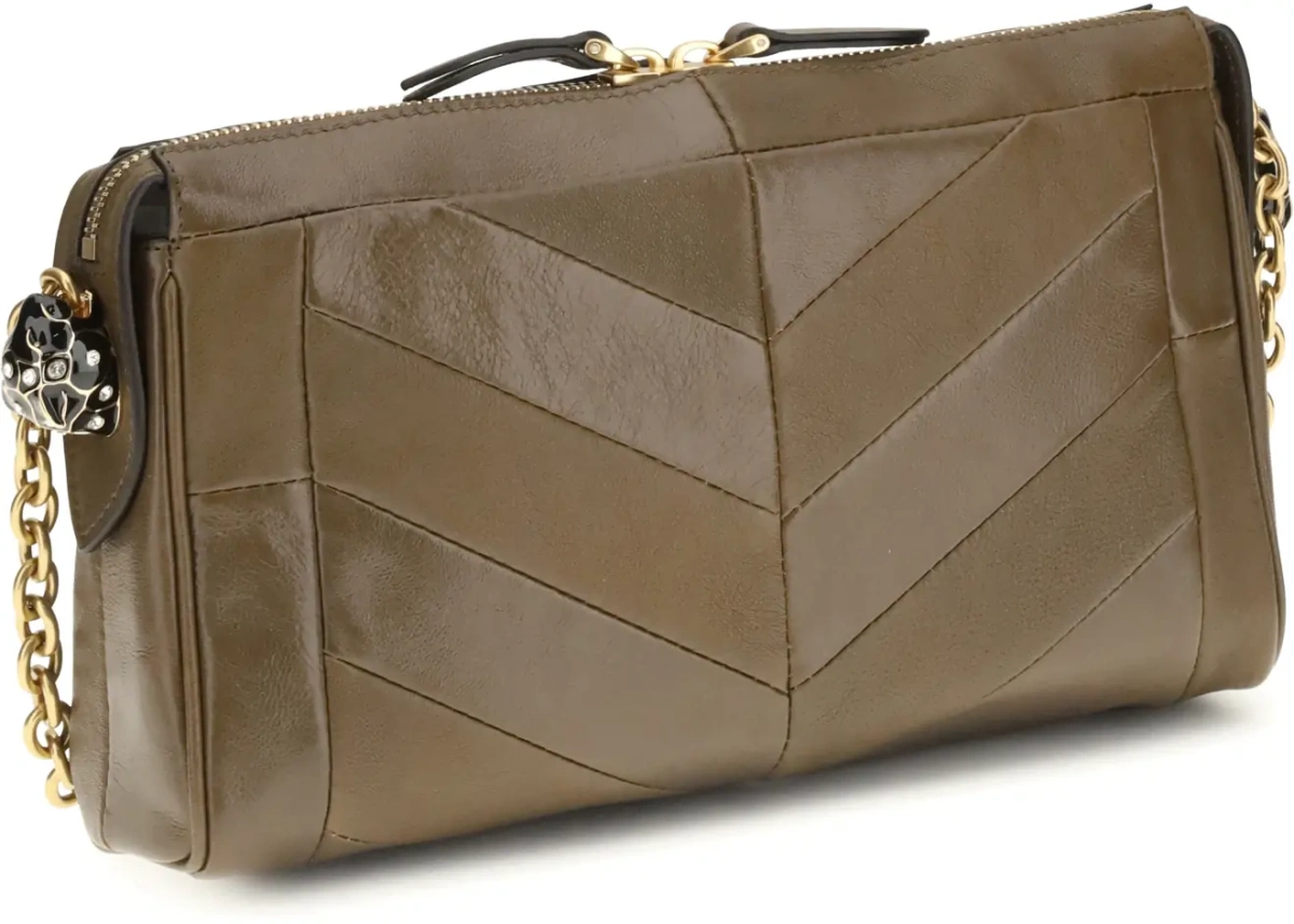 Geanta de umar Small Panthea Chevron nappa Shoulder Bag - Img 3
