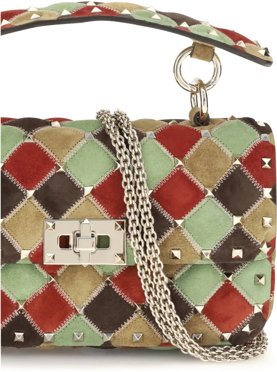 Geanta de umar Small Rockstud Spike Shoulder Bag - Img 4