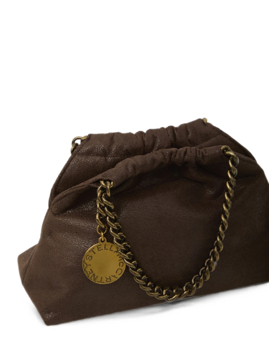 Geanta de umar Stella McCartney falabella maro din polyester - Img 4