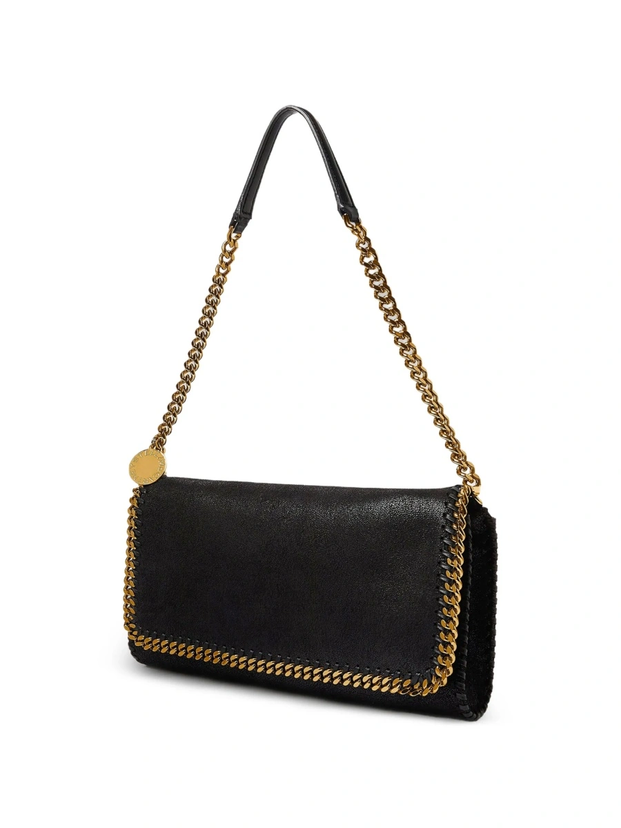 Geanta de umar Stella McCartney falabella neagra din polyester - Img 3