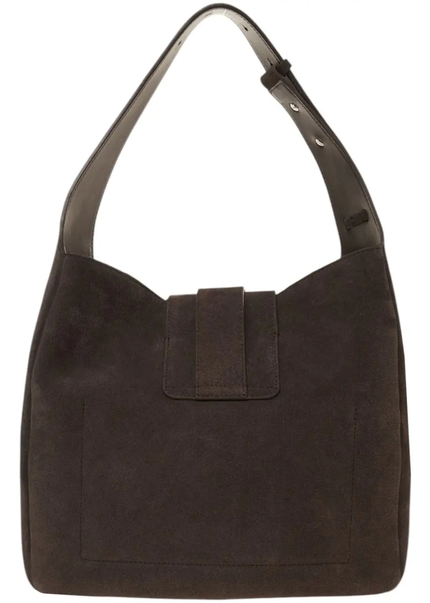 Geanta de umar Suede shoulder bag - Img 4