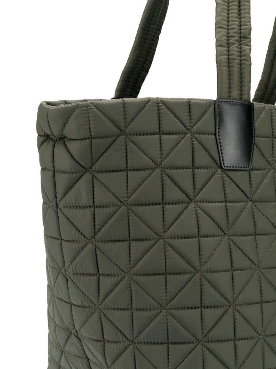 Geanta de umar VEECOLLECTIVE verde din nylon si piele - Img 4