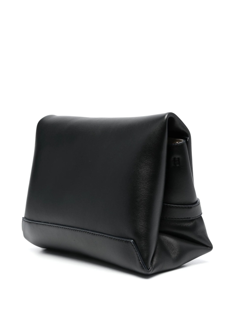 Geanta de umar Victoria Beckham neagra din piele - Img 3