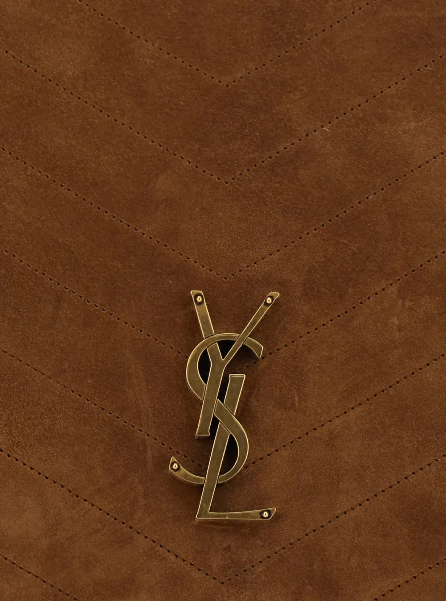 Geanta de umar YSL BO NIKI SHOP EW SUEDE SATIN - Img 3