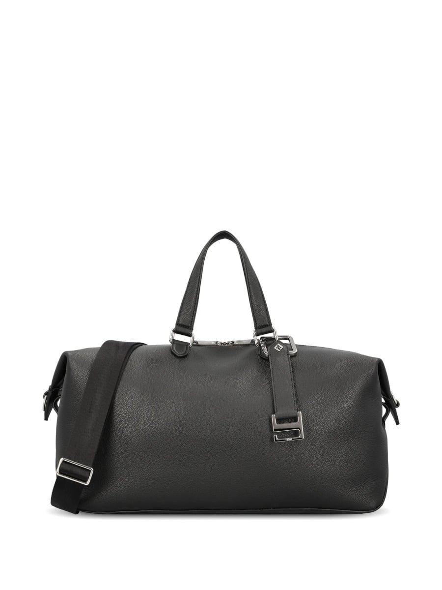 Geanta de voiaj Fendi neagra din piele - Img 2