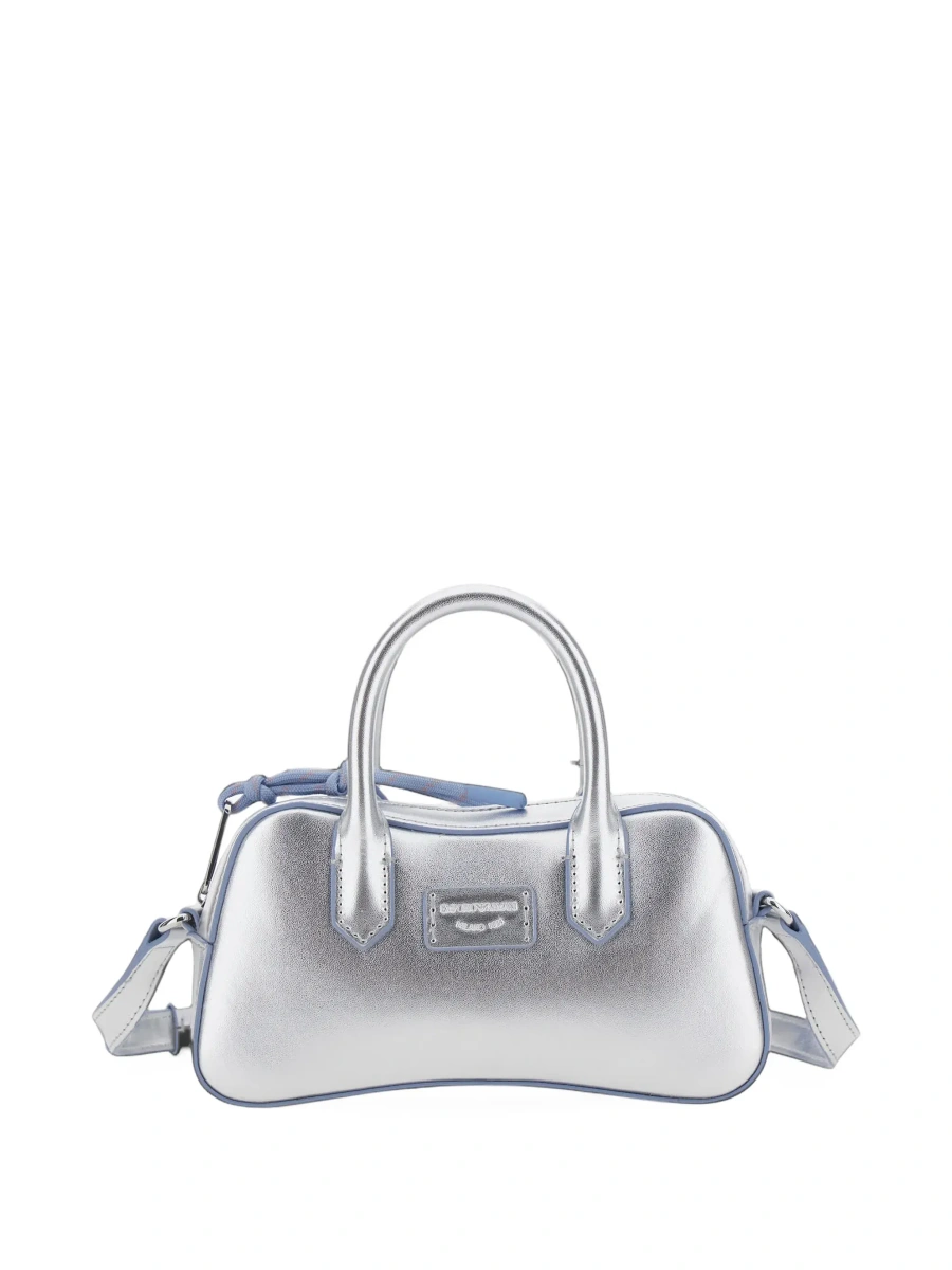 Geanta mini EMPORIO ARMANI KIDS gri din tesatura tehnica - Img 6
