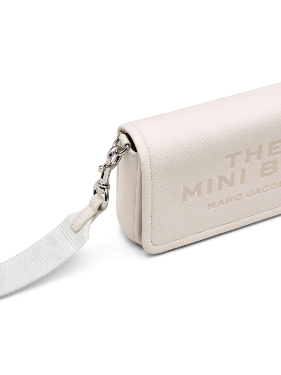 Geanta mini Marc Jacobs alba din piele - Img 5