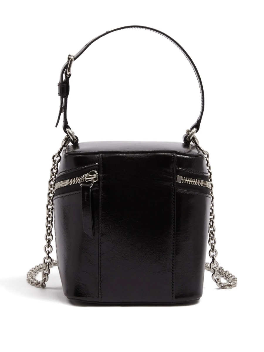 Geanta plic Maison Margiela neagra din piele - Img 2
