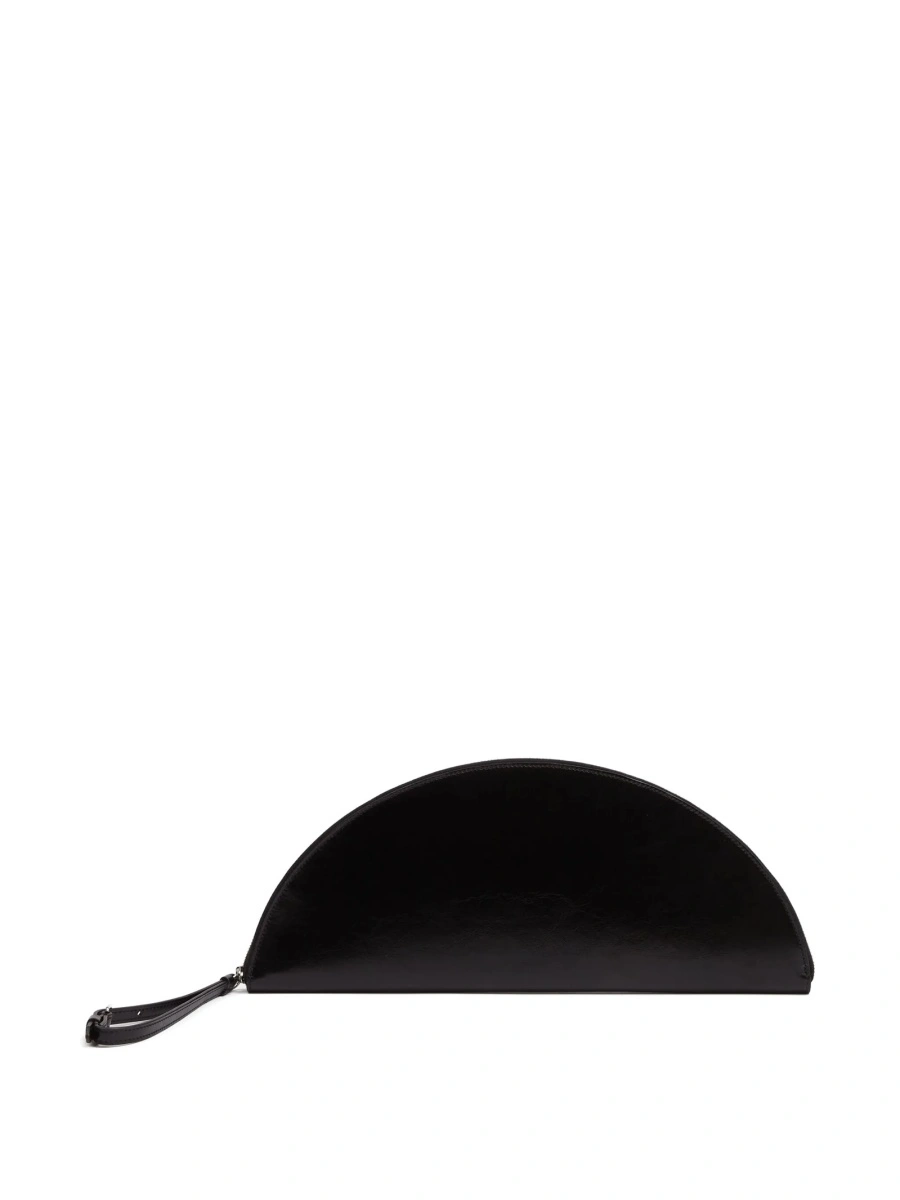 Geanta plic Maison Margiela neagra din piele - Img 2