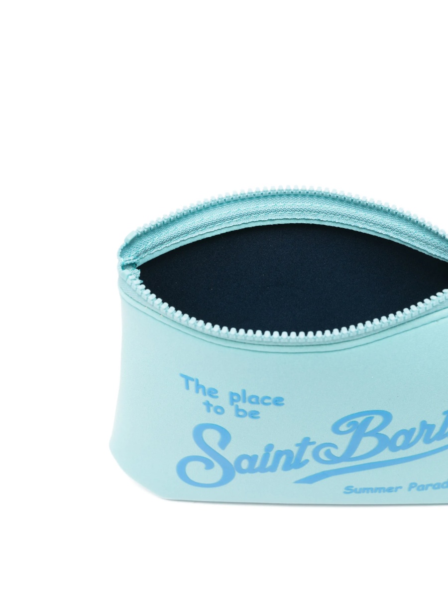 Geanta plic Mc2 Saint Barth albastra din polyester si cauciuc sintetic - Img 5