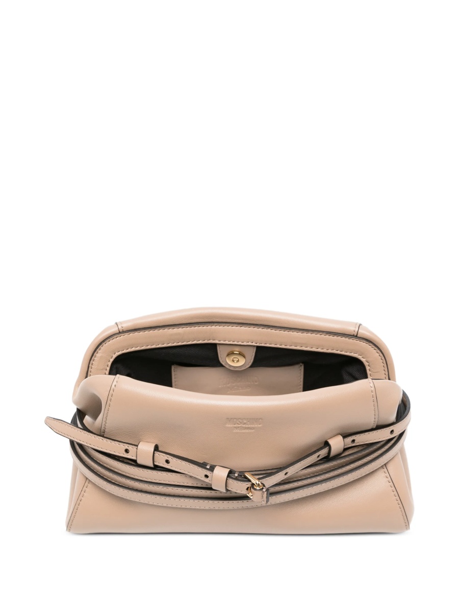 Geanta plic Moschino neutra din piele - Img 5