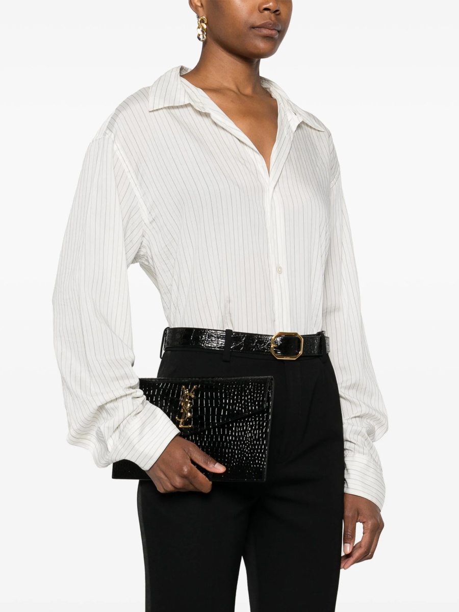 Geanta plic Saint Laurent Envelope neagra - Img 2