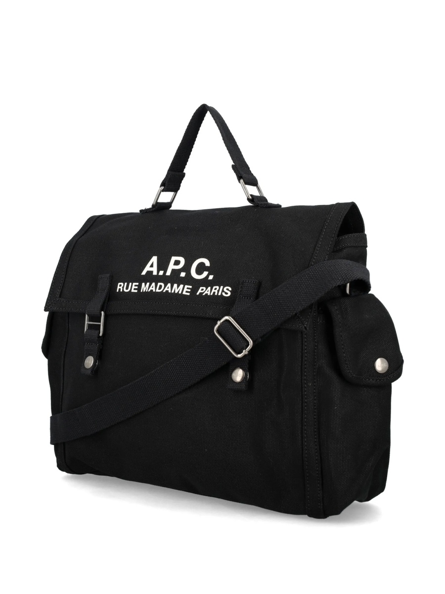 Geanta tip postas A.P.C. neagra - Img 4