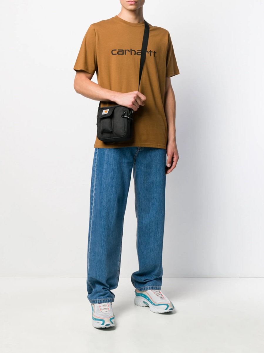 Geanta tip postas Carhartt neagra din polyester - Img 2