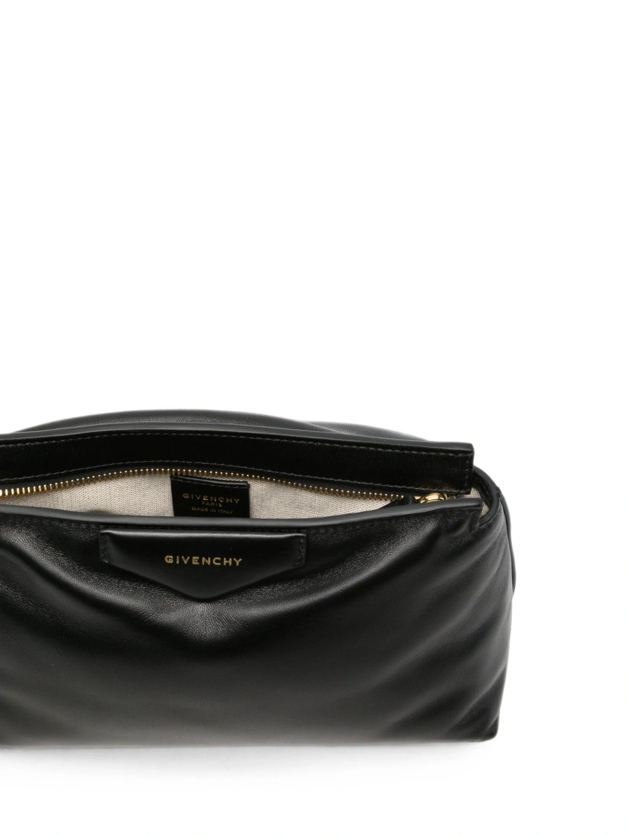 Geanta tip postas Givenchy neagra din piele - Img 5
