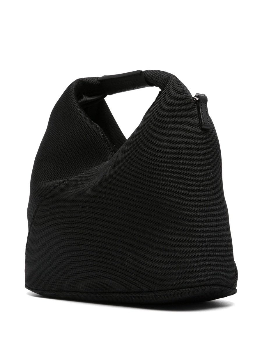 Geanta tip postas MM6 Maison Margiela neagra din piele si polyester - Img 3