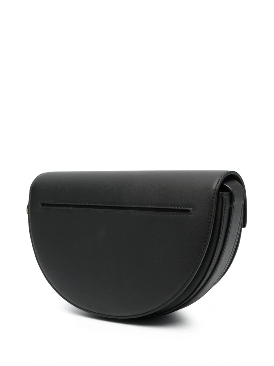 Geanta tip postas Patou neagra din piele - Img 3